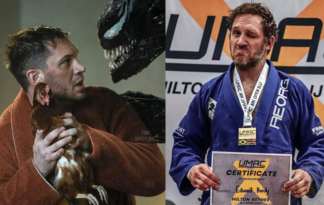 好莱坞男星汤姆哈迪（Tom Hardy）。(图/ 摘自汤姆哈迪粉丝专页IG)