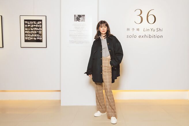 林予晞出席个人摄影展「36」台中场开幕活动。（青春期影视娱乐提供）