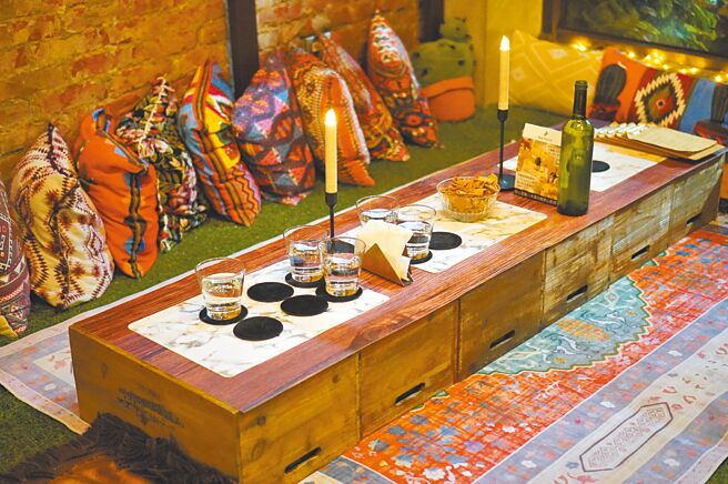 GOIN酒吧畅饮，由老屋改建如异想世界场景般的酒吧。（比漾广场提供）饮酒过量 有害健康