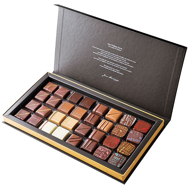 SOGO復兴馆比利时DARCIS顶级手工巧克力礼盒，特价1520元、原价2160元。（SOGO提供）