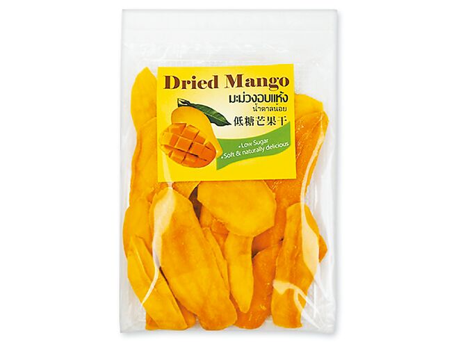 新光三越泰国展低糖芒果乾，特价199元、原价259元。（新光三越提供）