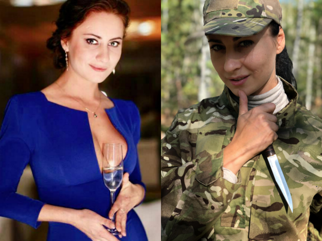 烏克蘭前選美皇后普羅科彭科(Evgenia Prokopenko)褪去亮麗形象加入部隊長達6個月。(圖/截自@Evgenia Prokopenko臉書)