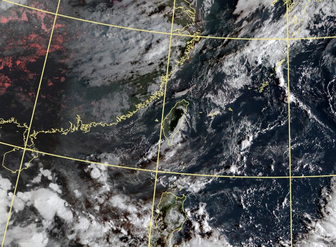今、明天氣舒適，周末變天轉雨，北、東不穩定。（中央氣象局提供）