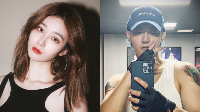 藝人黃子韜、徐藝洋近日再度傳出熱戀。（圖／微博@黃子韜、徐藝洋）