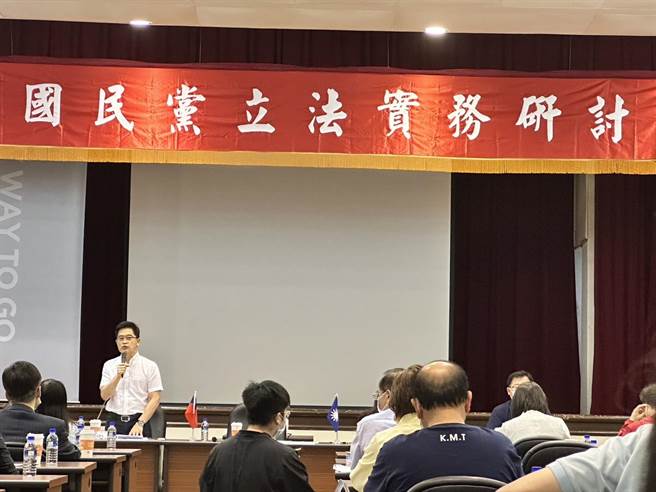 國民黨祕書長黃健庭。（周毓翔攝）