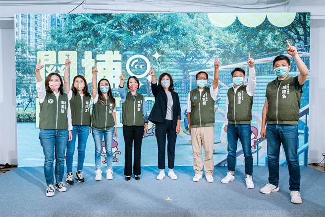 民进党新竹市长参选人沈慧虹22日举行记者会，提出关埔9大亮点建设，全面打造关埔宜居生活圈。（王惠慧摄）