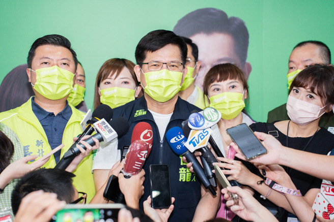 民进党新北市长参选人林佳龙。（林佳龙办公室提供／叶德正新北传真）