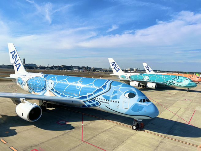 行政院今（22）日宣布边境分阶段解封，航空公司纷纷加开航班。（图／翻摄自全日空脸书）