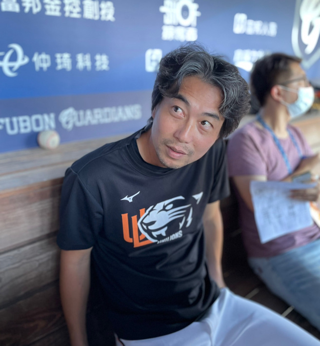 统一狮总教练林岳平。（毛琬婷摄）