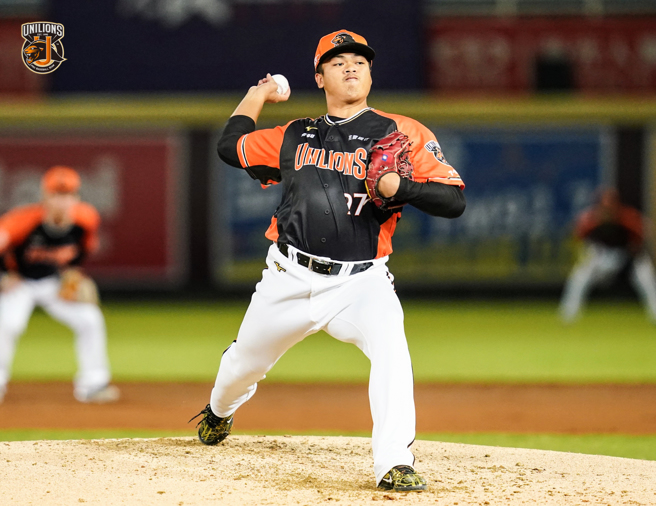 前旅美投手宋文华效力统一狮首战先发3局无失分。（资料照，统一狮提供）