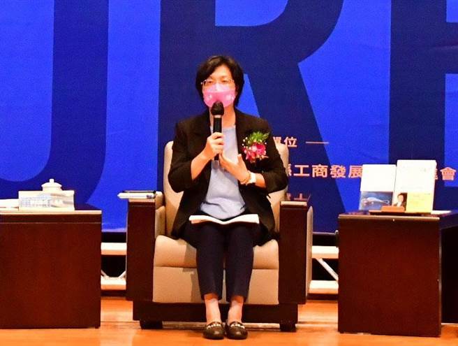 彰化縣長王惠美出席「彰化縣青年創新創業暨產業論壇」。（吳敏菁攝）