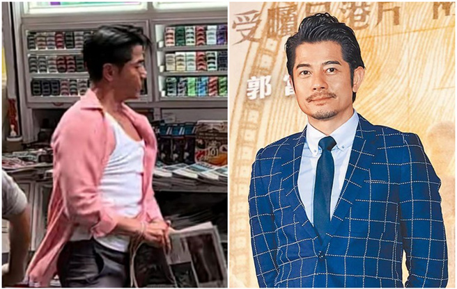 郭富城近日在香港街头工作时，被路人巧遇。（图／微博；中时资料照）