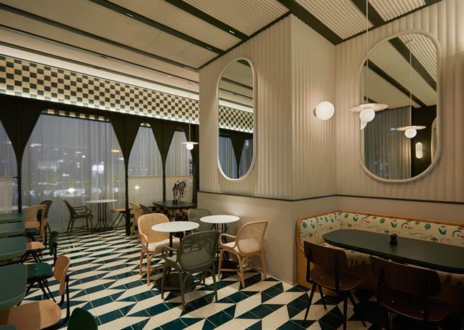 亚洲第一家 The Standard Grill 餐厅，由顽童Jaime Hayon与The Standard团队操刀设计将纽约肉将纽约肉库区的时尚风潮搬到曼谷。（The Standard Grill 提供）