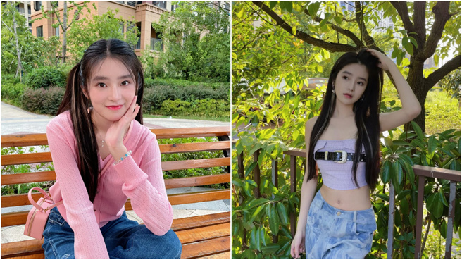 女星柴蔚曬出一系列生活美照。（圖／柴蔚微博）

