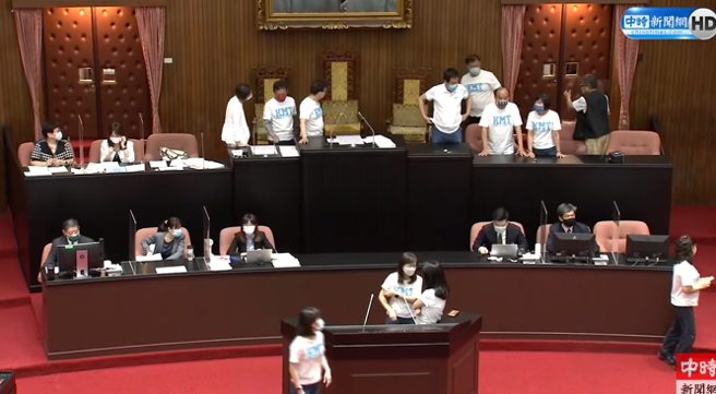 立院开议。(取自中时新闻网直播)