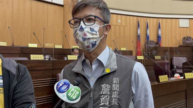 藍營今召開記者會爆料北景雲計畫中間人與鄭文燦有關，對此桃園市政府新聞處長詹賀舜回應，這是烏龍爆料，完全是藍營惡意抹黑。（陳夢茹攝）