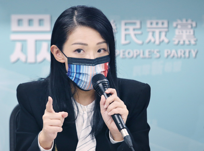 民眾党新竹市长参选人高虹安的学校失言风波似乎一波未平一波又起。(摄影/ 范扬光)