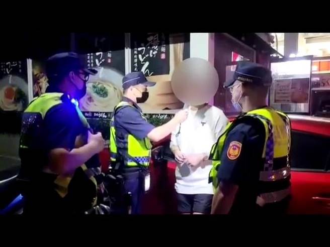 中市警二分局20分钟内拦截3「醉」犯，全依刑法公共危险罪移送台中地检署侦办。（中市警二分局提供／潘虹恩台中传真）
