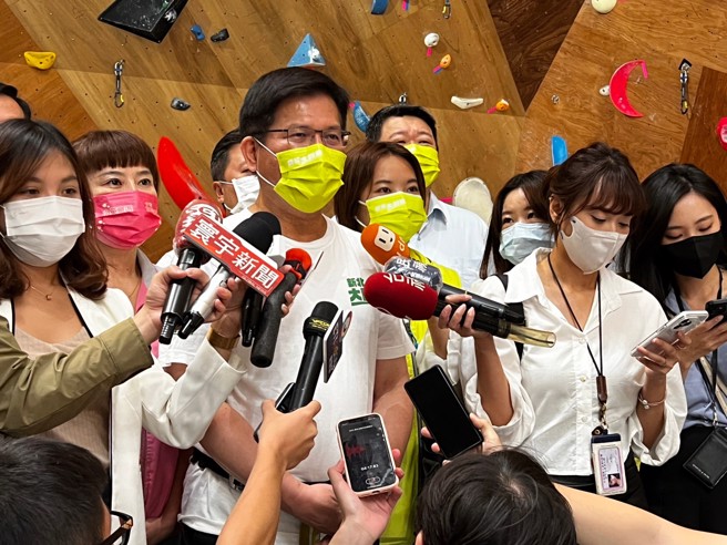 民进党新北市长参选人林佳龙。（资料照/李奇叡摄）