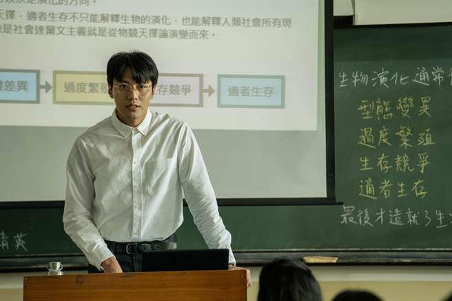 张睿家在《置物柜少女》单元扮演流浪教师，角色性格极度压抑。（转高高娱乐提供）