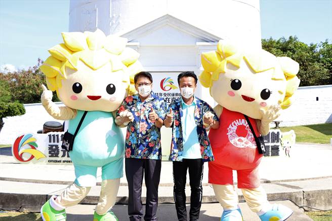 2022年全民运动会将于10月8日在嘉义县登场，圣火9日在阿里山引燃母火后，23日抵达屏东鹅銮鼻灯塔。（谢佳潾摄）