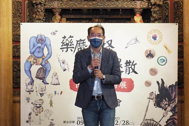 科博馆馆长焦传金表示，毒品会改变大脑结构，使大脑产生病变、进而成瘾。（科博馆提供／陈淑芬台中传真）