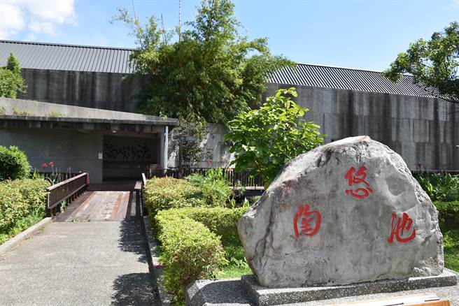 国民党提名苗栗县长参选人谢福弘要将苗栗特色馆打造成亲子园区。（谢明俊摄）