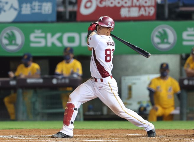 乐天桃猿杨晋豪。（资料照，乐天桃猿提供）