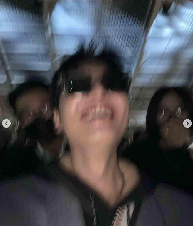 李敏镐以BOSS代言人之姿出席品牌2023春夏大秀，兴奋地上传社群平台分享看秀心得。（摘自李敏镐IG）
