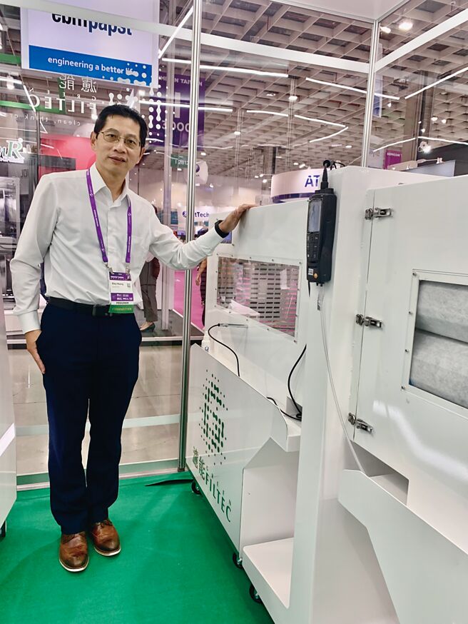 濾能公司總經理黃氣寶。圖／簡立宗