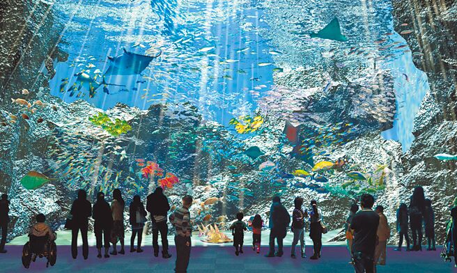 都会型水生公园「Xpark」给人梦幻感觉。（资料照片）
