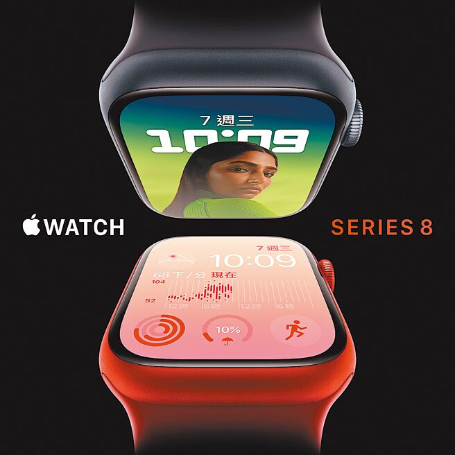 远传电信推出Apple Watch 8（见图）多元优惠，包含首次推出「一号多机方案」绑约12个月，月付99元（原价199元）；或绑约48个月，月付199元，手表现折4500元等多元方案。（远传提供）