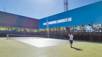 董總愛運動 網球場也搬進建案