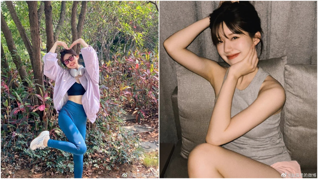 赵露思在微博上晒出一系列生活照片。（图／翻摄自赵露思微博）