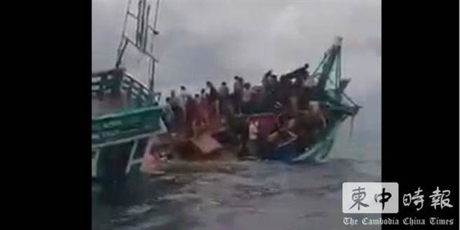 柬埔寨西港41名中國人船隻沉沒事故30人獲救、3人遇難，8人失蹤。（觀察者網／柬中時報）