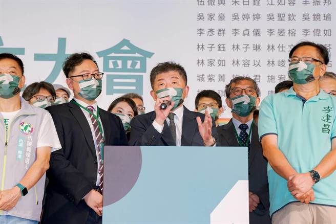 黄珊珊提北市健康城市六愿景  管碧玲：拼装车。陈时中竞总提供