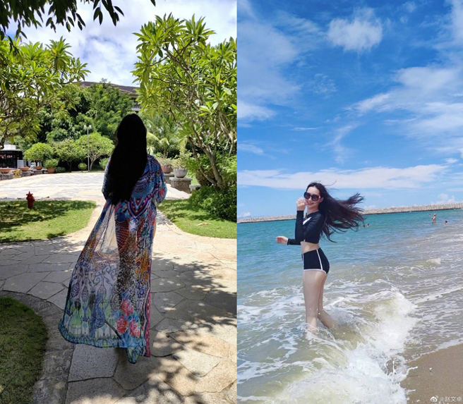 赵文卓在大女儿15岁生日当天，晒出多张她的美照，讚她已经长得亭亭玉立。(图/ 摘自赵文卓微博)