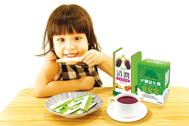 Enlin共存好物－波森莓浓缩饮＋好讚益生菌。图／恩霖实业提供