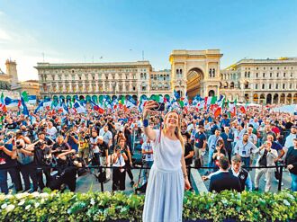 義大利若向右轉 梅洛尼將成首位女總理