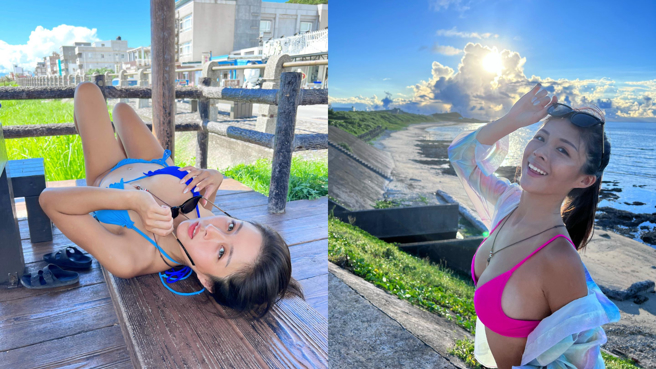 郑方婷私下是超辣鹅肉摊正妹，今年才芳龄22岁。(图/郑方婷 IG)