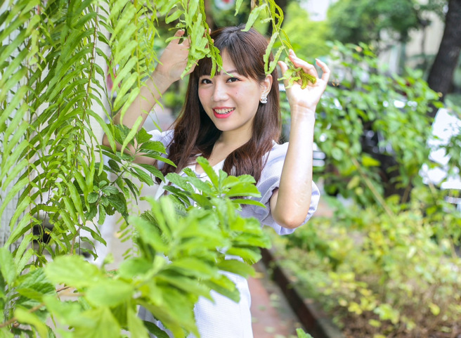 蔡尚樺說金鐘禮服尺度是「會有亮點，但不露點」。（粘耿豪攝）