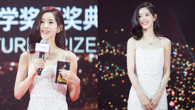 张泽天近日被大陆网友目击与老公现身美国超市，还怀上二胎。（图／微博@张泽天）