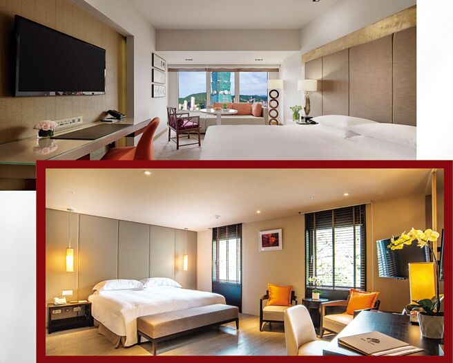 北投大地酒店聯手台北君悅酒店推出「悅享大地 豪金假期」限時限量二泊四食住宿專案，集結各家酒店特色，享受不同渡假風。圖／大地酒店提供