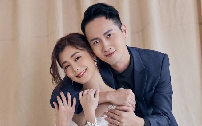 藝人夏如芝、張捷結婚2年多，兩人最近釋出籌備已久的婚紗照。(圖/夏如芝 臉書)