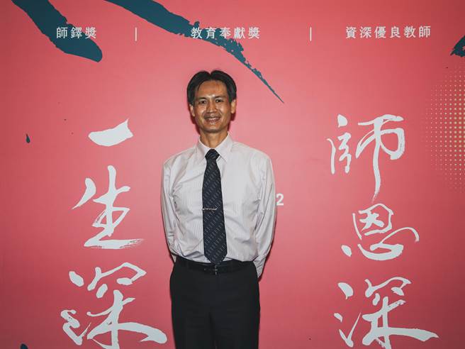 桃园市芦竹区海湖国小教师张哲溢获得今年师铎奖。（教育部提供／林志成台北传真）