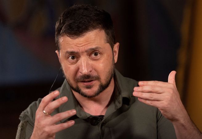 乌克兰总统泽伦斯基（Volodymyr Zelenskyy）。（图／路透社）