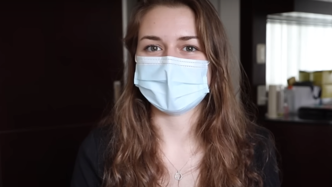 德国的正妹Lisanne对台湾十分着迷，日前她终于来台，却被台湾多样的素食选择给惊呆。（图／翻摄自不要闹工作室YouTube）