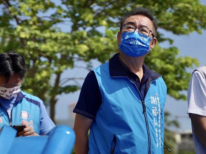 针对弃保效应，国民党提名苗栗县长参选人谢福弘驳斥，这是对手透过媒体操作。（谢福弘竞选团队提供／李京升苗栗传真）