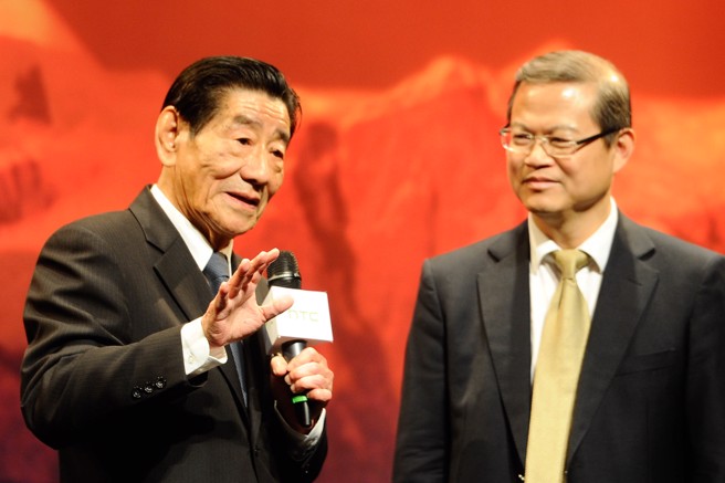 奇美集團董事長廖錦祥（左）辭世。（圖／報系資料照）