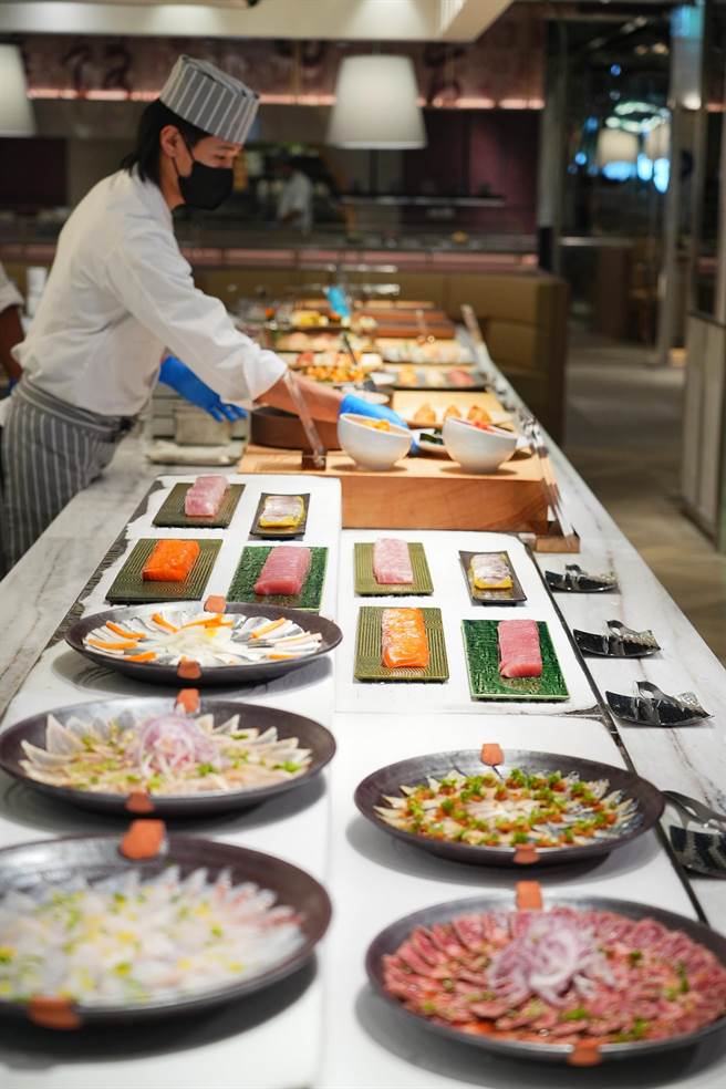 日式料理區。（柯宗緯翻攝）